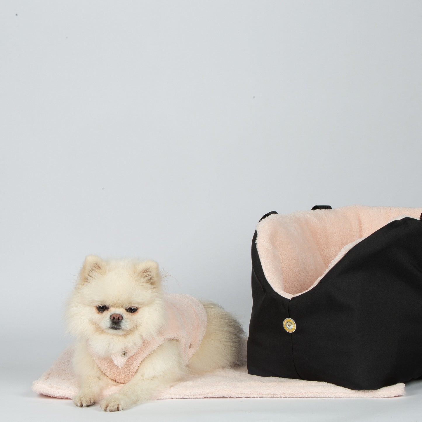 Teddy Bear Beige Dog Blanket by Soho Poms