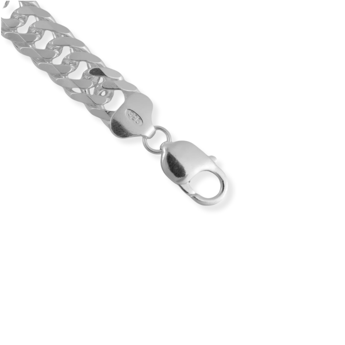 Silver 5.4mm Curb Bracelet