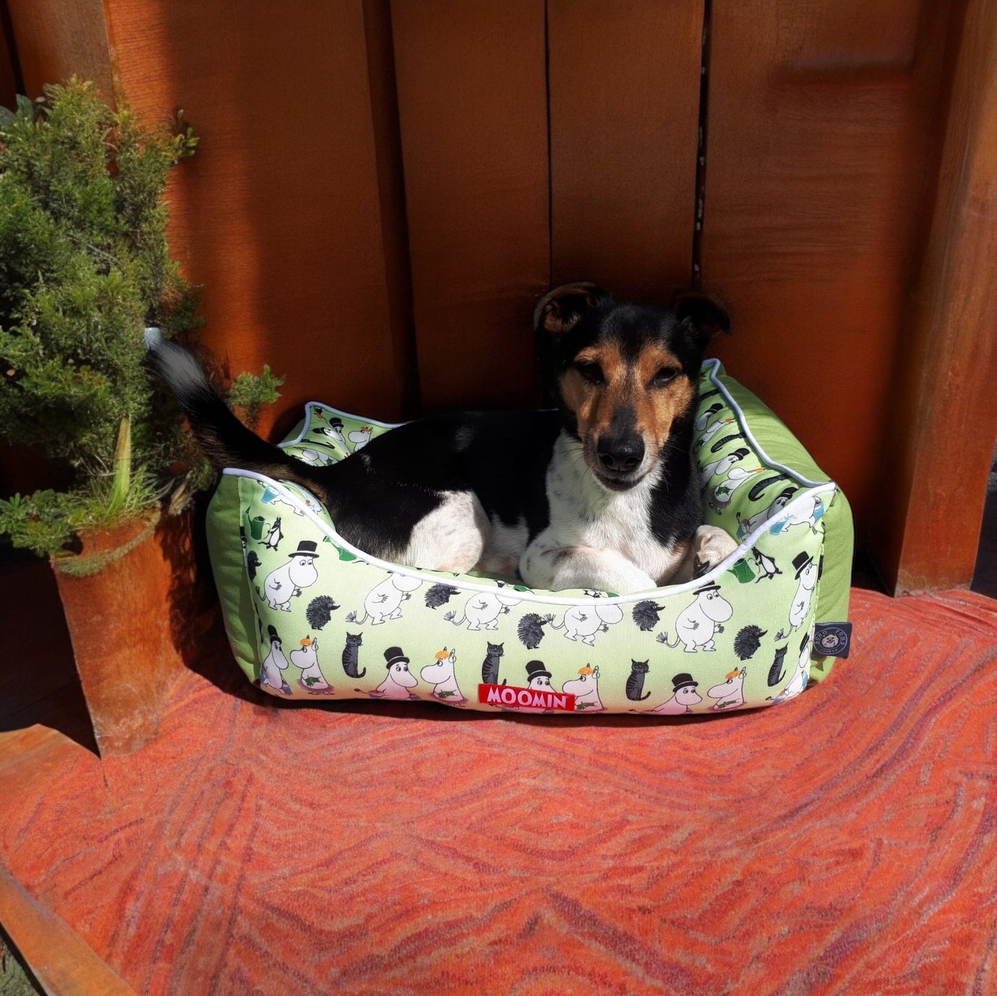 Moomins Green Leaves Pet Bed