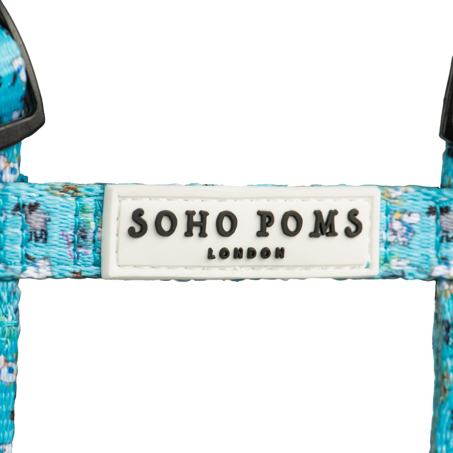 Harnais en H bleu pour chiens de vacances Moomins par Soho Poms