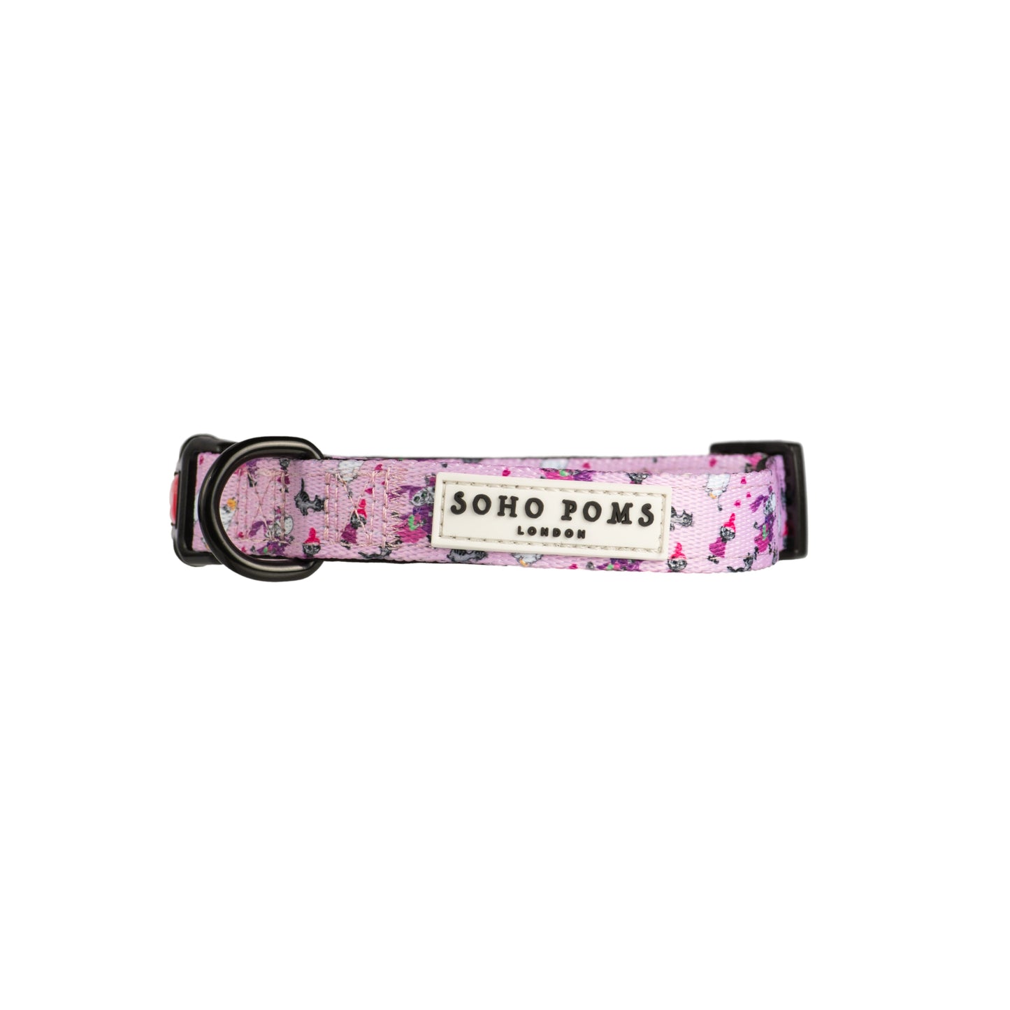 Moomins Pink Champagne Dogs Padded Collar by Soho Poms