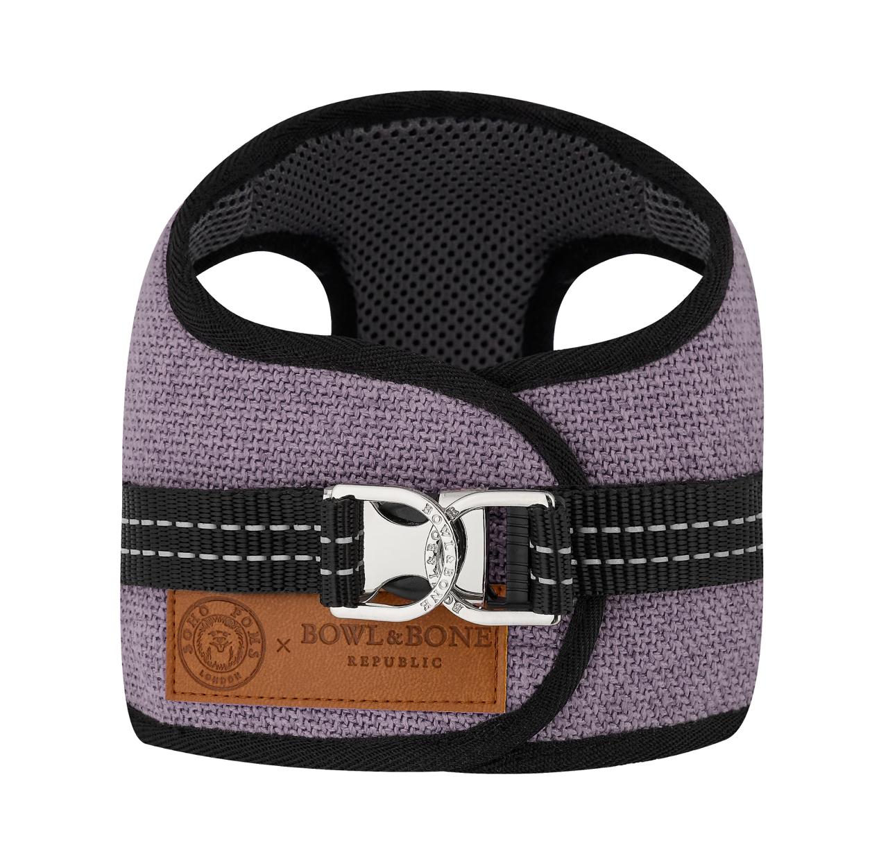Soho Poms x Bowl & Bone Republic Mayfair Harness - Hyde Lavender