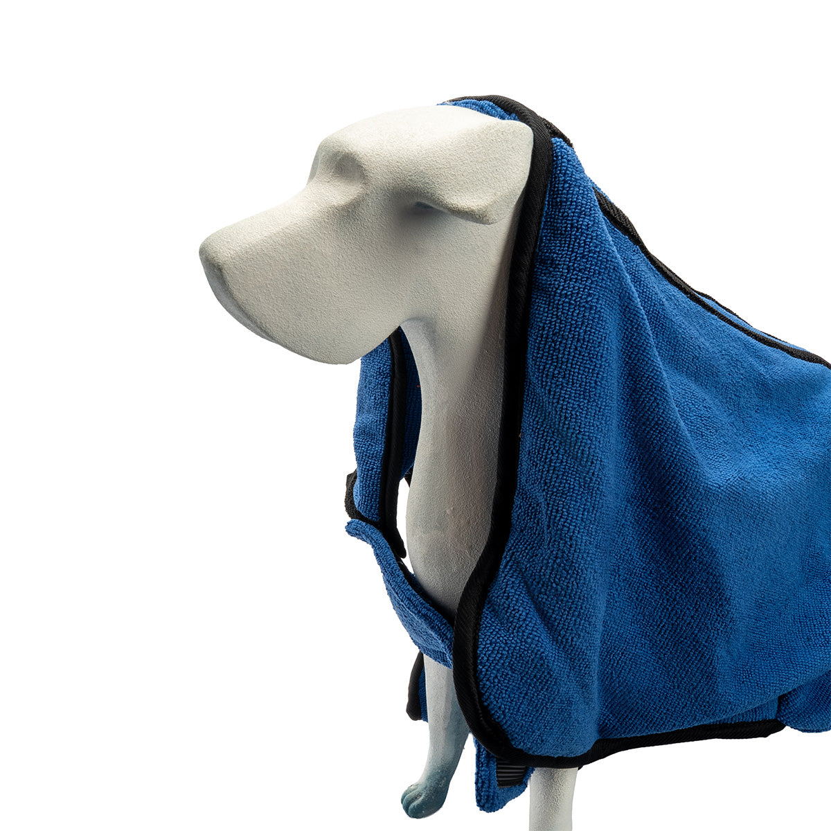 Soho Poms Wraparound Pet Bath Towel - Blue
