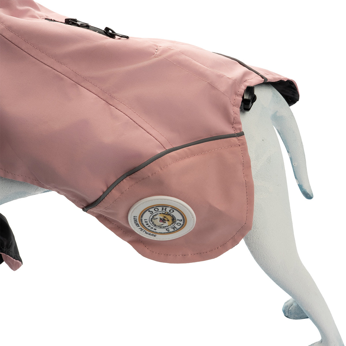 Soho Poms Waterproof Rain Jacket - Soft Pink