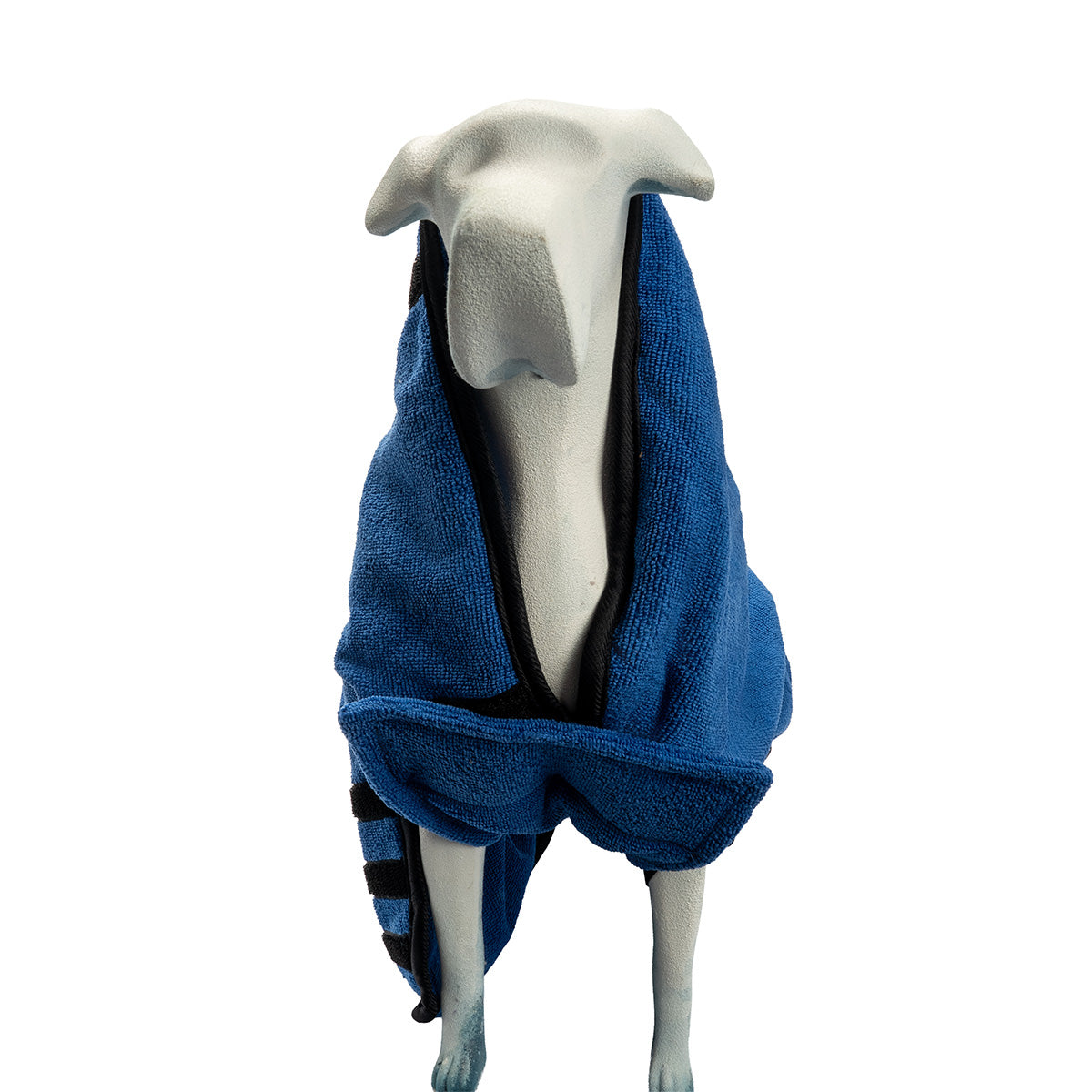 Soho Poms Wraparound Pet Bath Towel - Blue