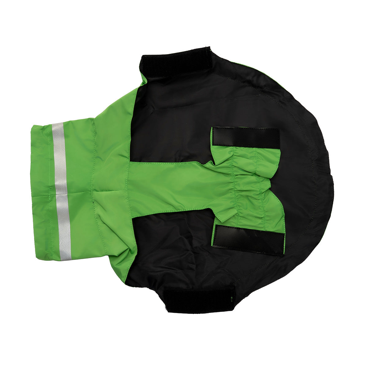 Soho Poms Lightweight Waterproof Rain Jacket - Lime Green