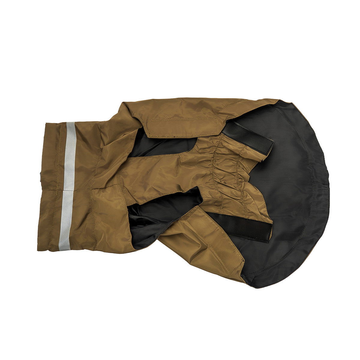 Soho Poms Lightweight Waterproof Rain Jacket - Khaki Green