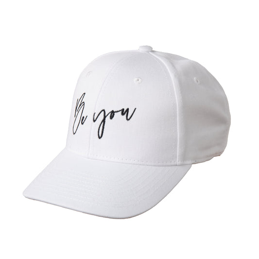 Casquette Signature Blanche 'Be You' de Clement Rudnicki