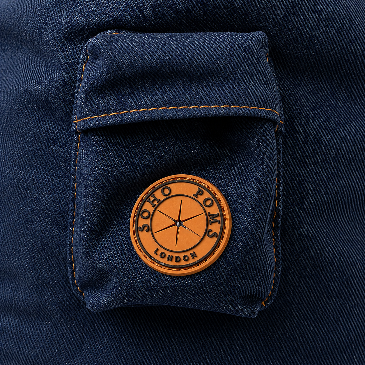 Soho Poms Luxury Frith Denim Dog Carrier - Urban Edge