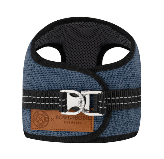 Soho Poms x Bowl & Bone Republic Mayfair Harness - Grosvenor Navy