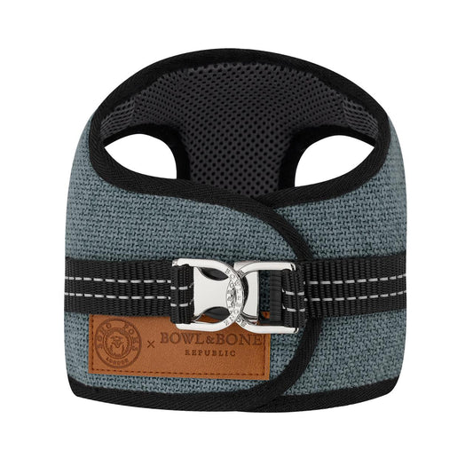 Soho Poms x Bowl & Bone Republic Mayfair Harness - Tailors Grey