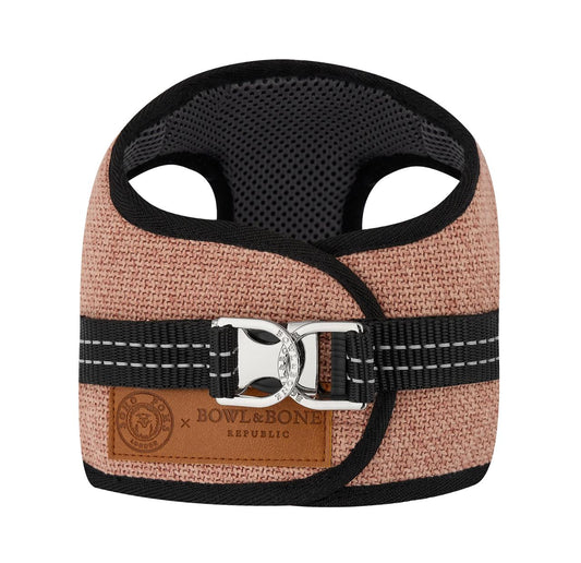 Soho Poms x Bowl & Bone Republic Mayfair Harness - Berkeley Blush