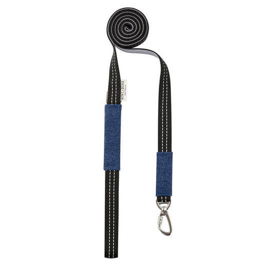 Soho Poms x Bowl & Bone Republic Dog Lead - Grosvenor Navy