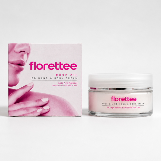 Florettee Rose Oil BB Hand & Body Cream - 200ml