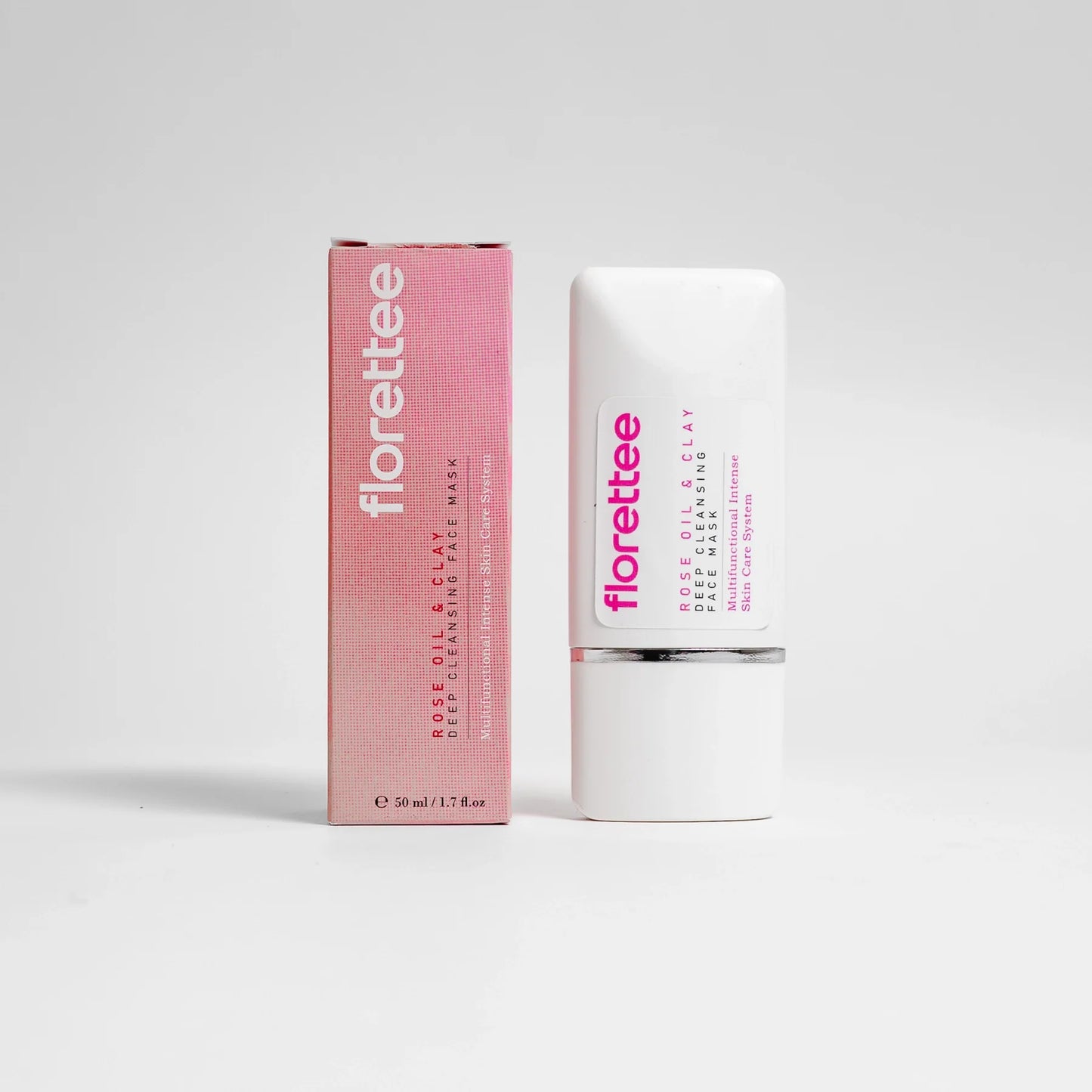 Florettee Rose Oil and Clay Deep Cleansing Face Mask 50ml