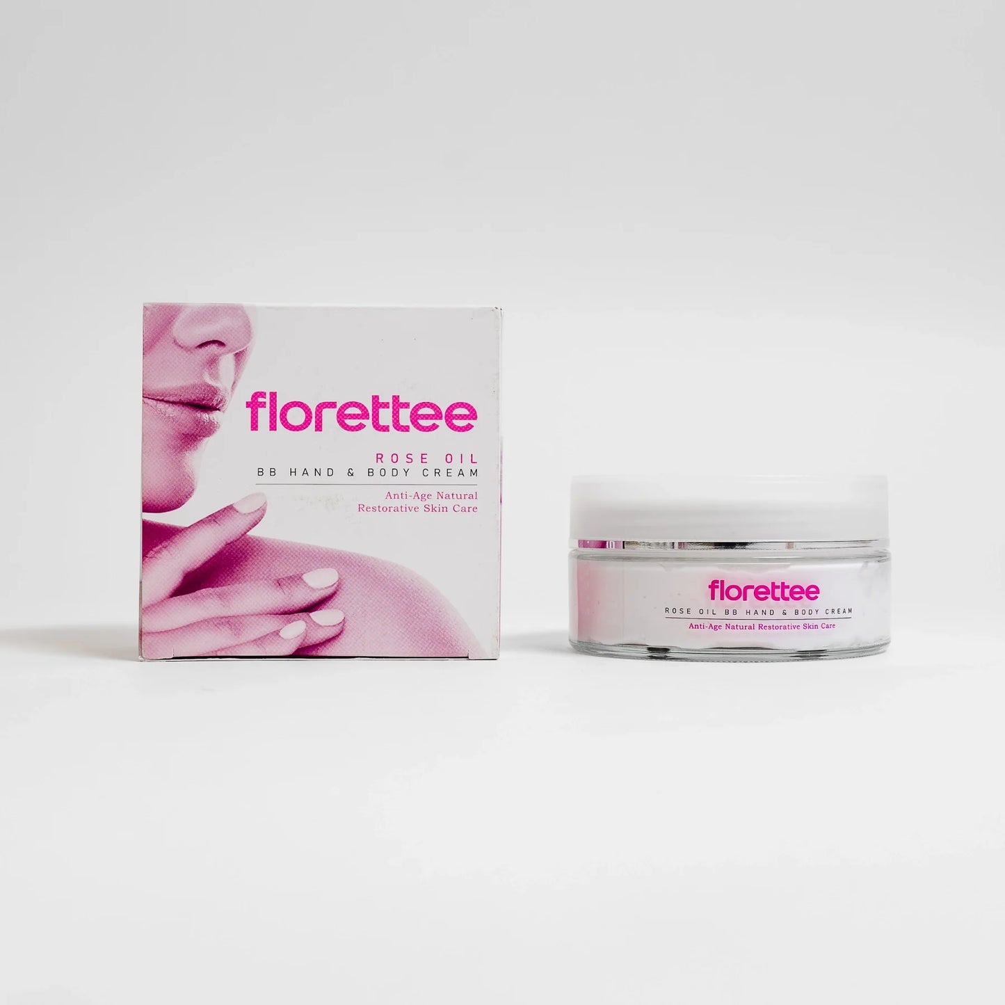 Florettee Rose Oil Hand & Body Cream 200ml