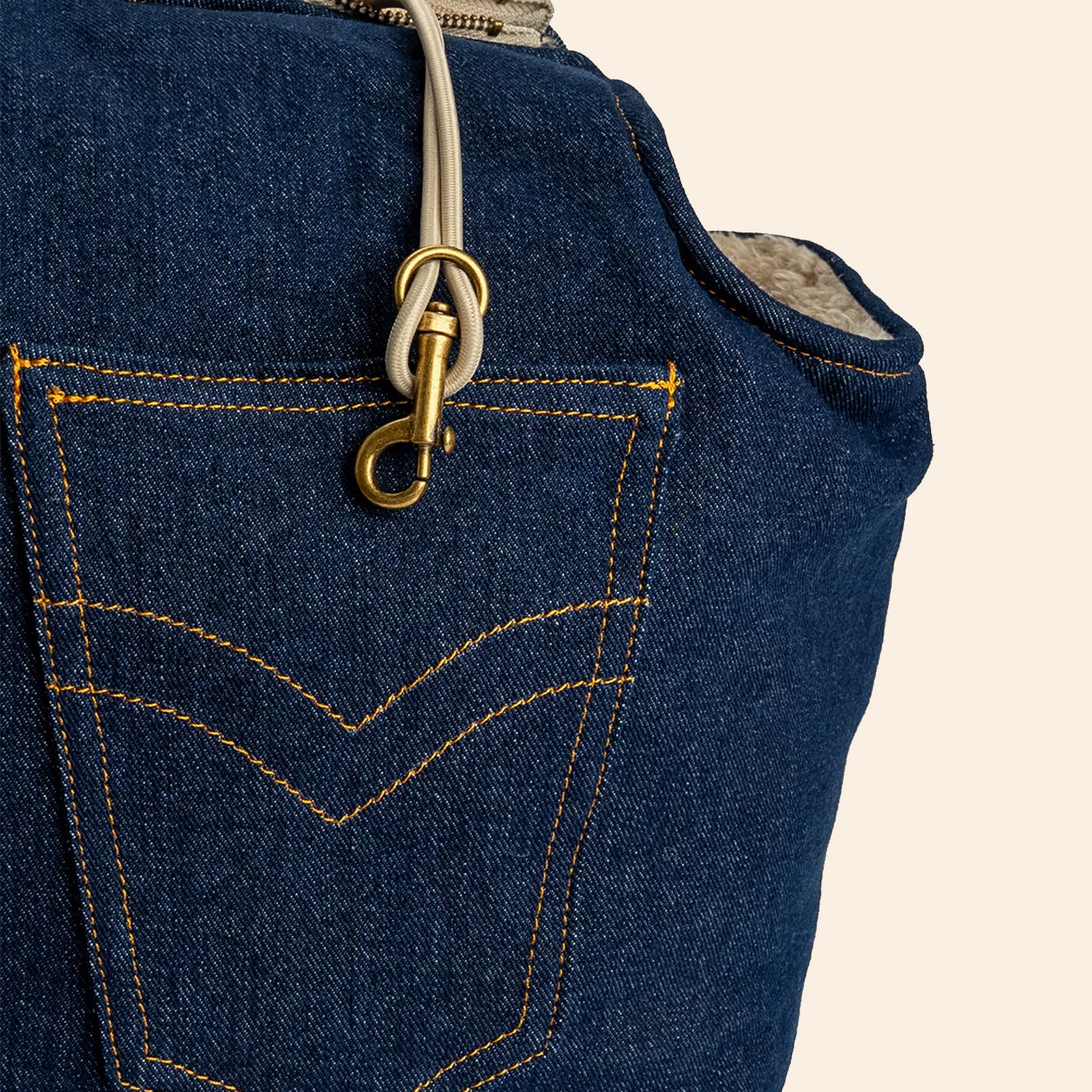 Soho Poms Luxury Frith Denim Dog Carrier - Urban Edge